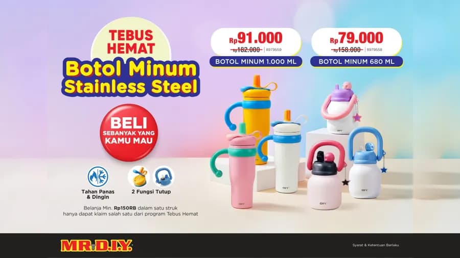 Promo Tebus Hemat dari MR.DIY!