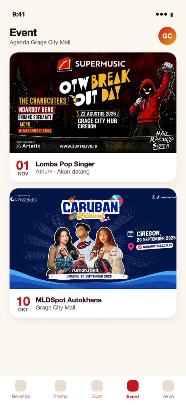 Event & agenda